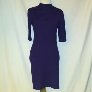 Purple Sweater Dress, (M)